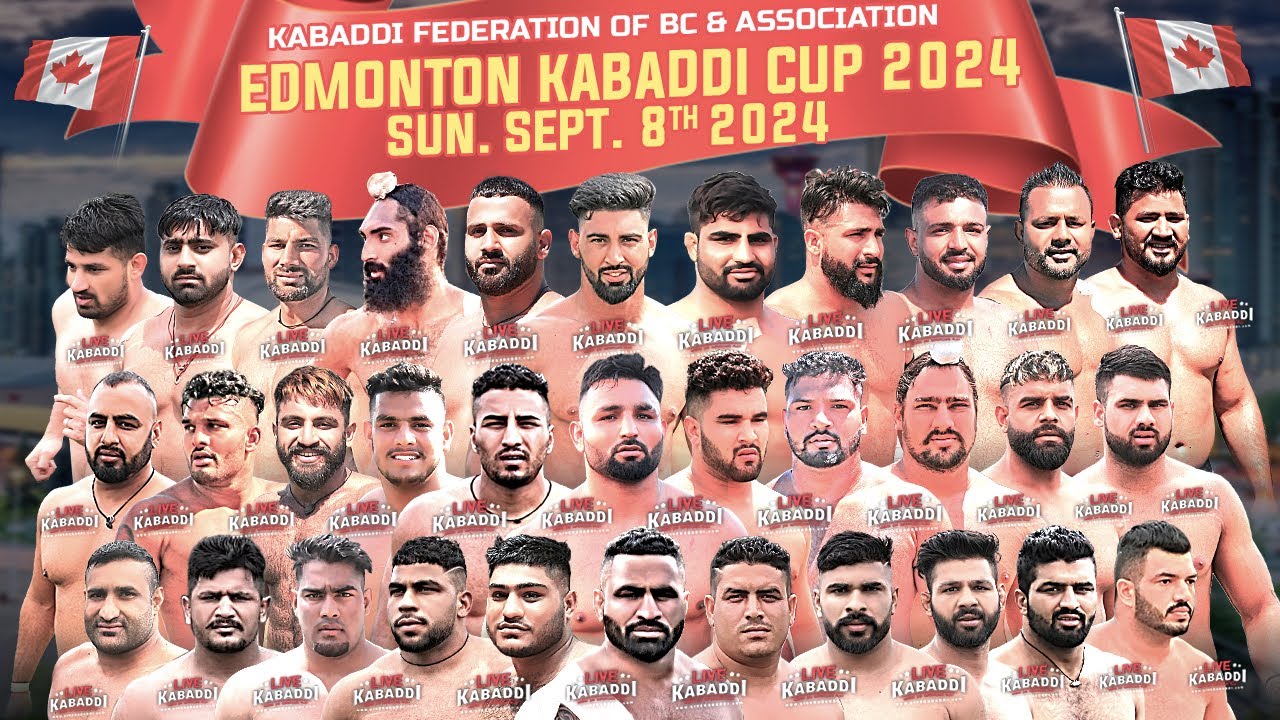 LIVE Edmonton Kabaddi Cup 2024 Live Kabaddi